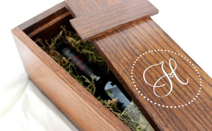 Именная коробка для коллекционного вина