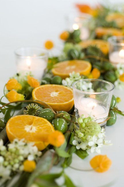 Апельсин в декоре свадьбы