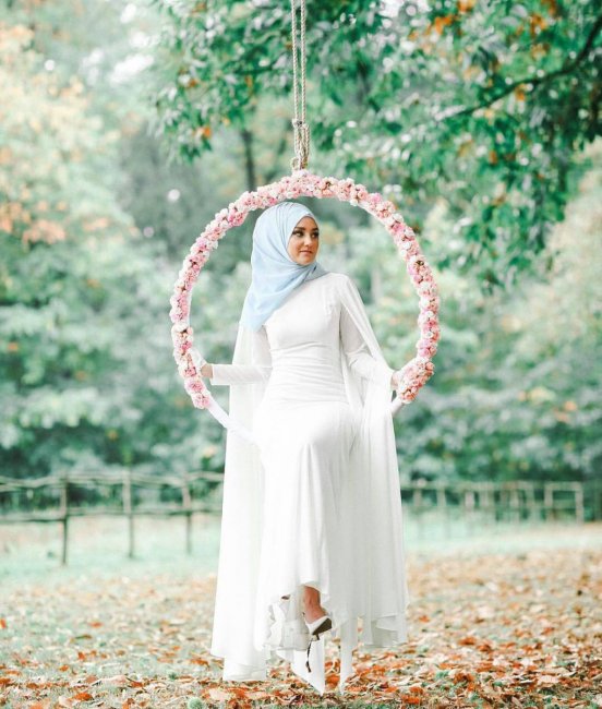 Цвет платья мусульманской невесты