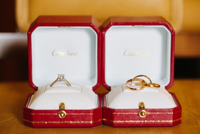Свадебные кольца Картье
