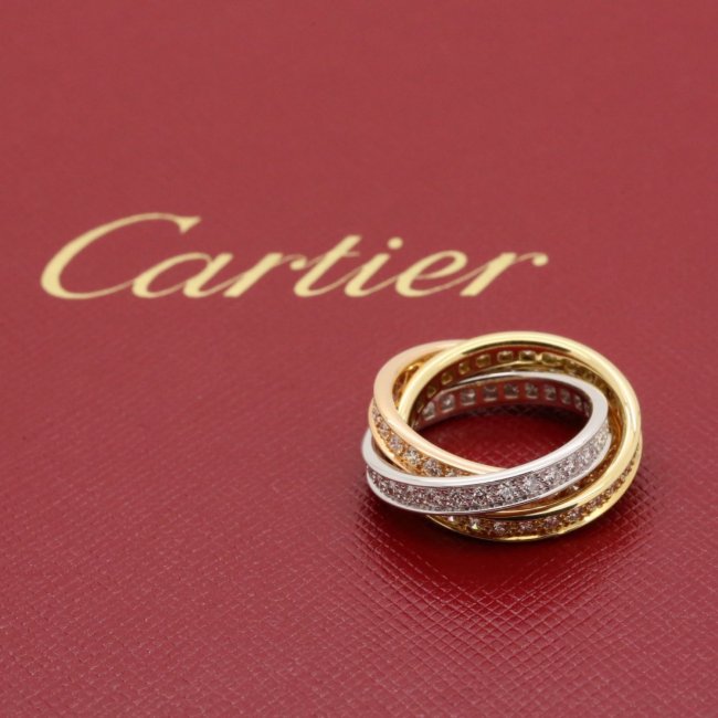 Комбинированное кольцо Картье
