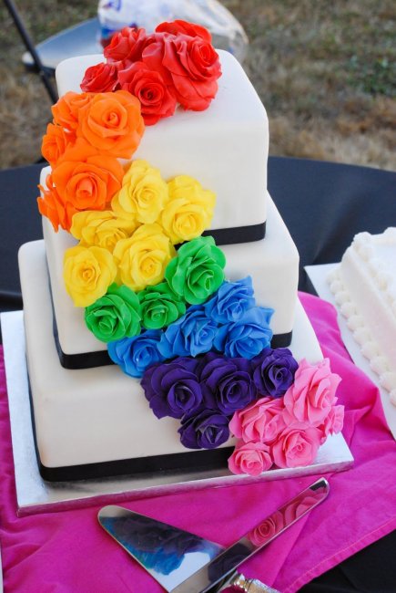 Радужный торт