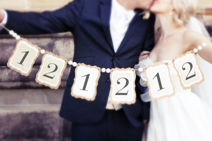Красивая дата свадьбы