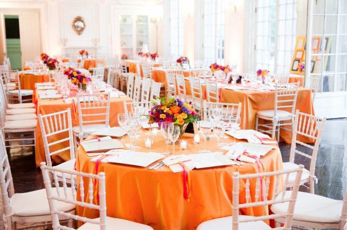 Оранжевая свадьба для Козерогов