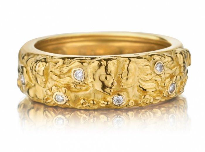 Обручальное кольцо Carera y Carera
