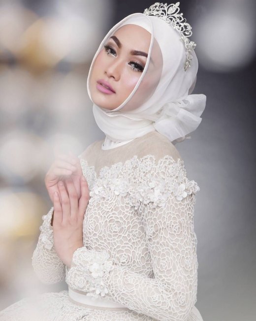 Мусульманский головной убор невесты