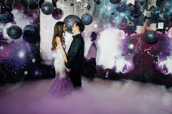 Свадьба в фиолетовых оттенках