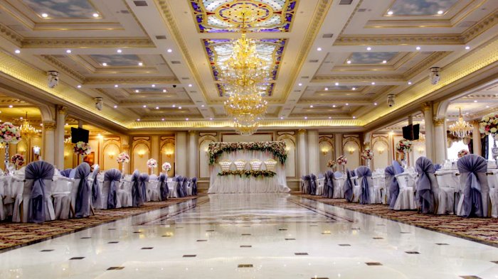 Классический формат свадьбы в банкетном зале