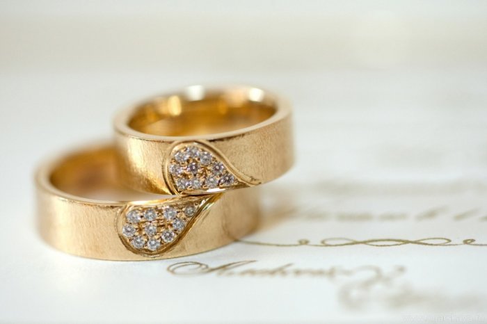 Парные свадебные кольца