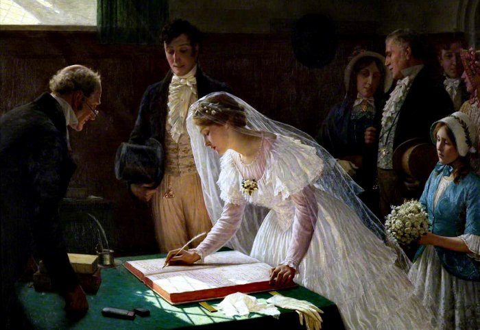 Свадьба до XVIII века