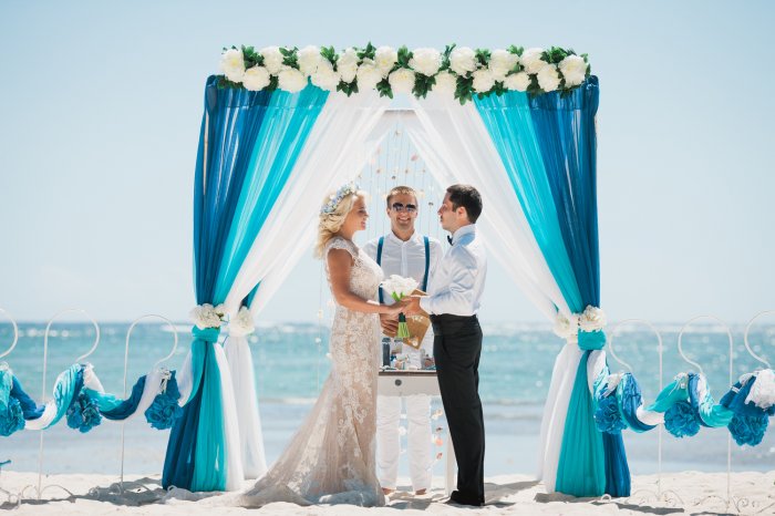 Свадьба на пляже в Доминикане