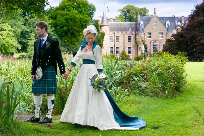 Традиционный свадебный наряд в Шотландии