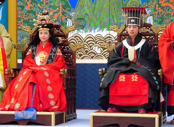 Необычный свадебный наряд народов Южной Кореи