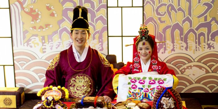 Национальный свадебный наряд Южной Кореи - ханбок