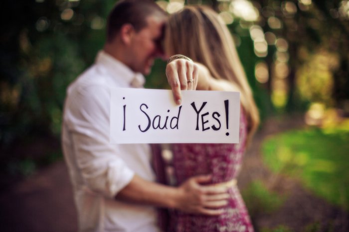 Я сказала да