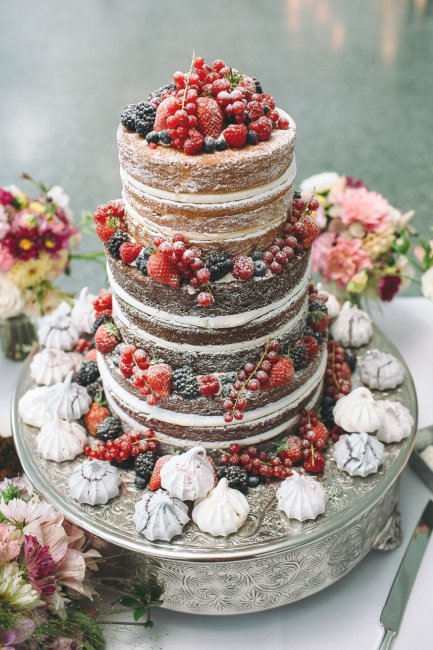 Идеальный голый свадебный торт