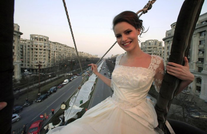 Самое длинное свадебное платье в мире