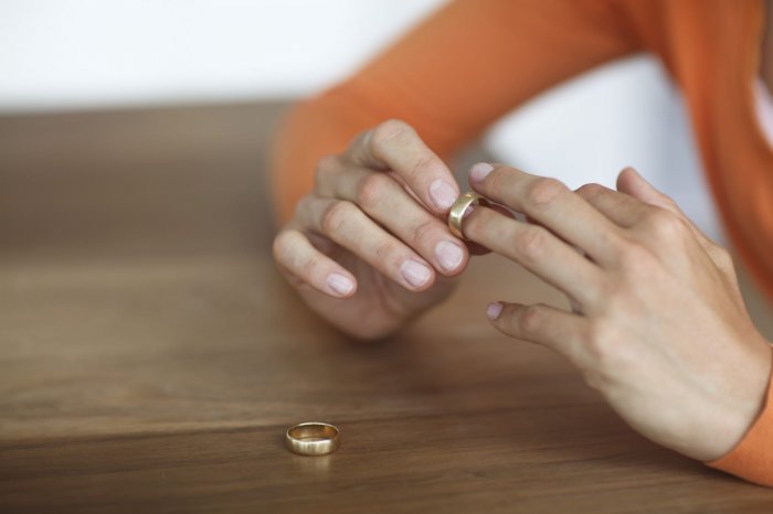Обручальные кольца развода
