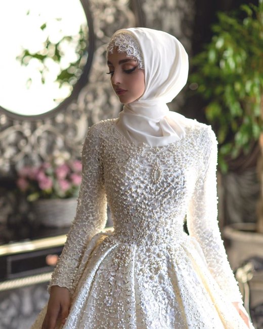 Роскошное арабское свадебное платье