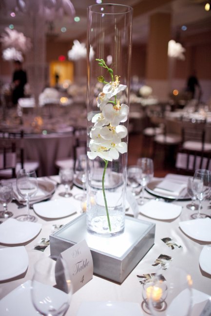 Свадебный декор с орхидеями