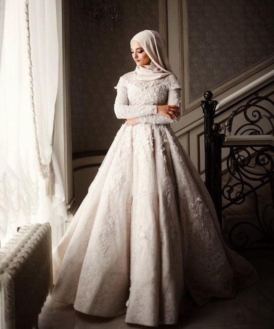 Мусульманское свадебное платье для турецких невест