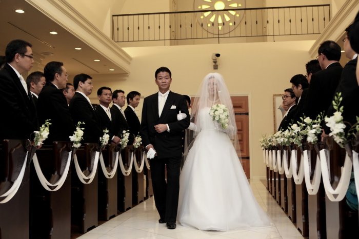 Христианская свадьба в Японии
