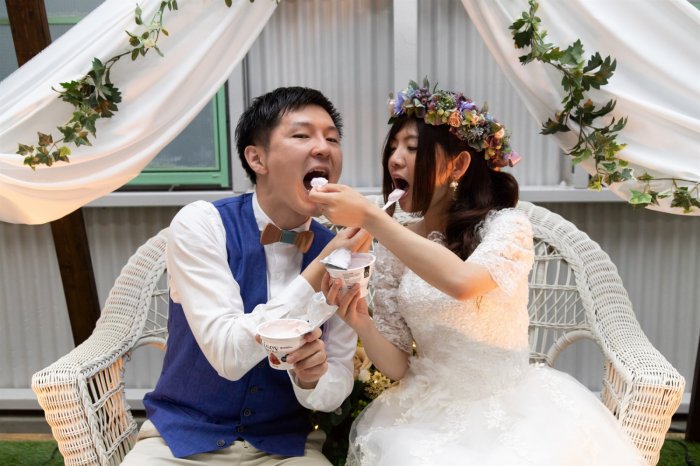 Нерелигиозная японская свадьба
