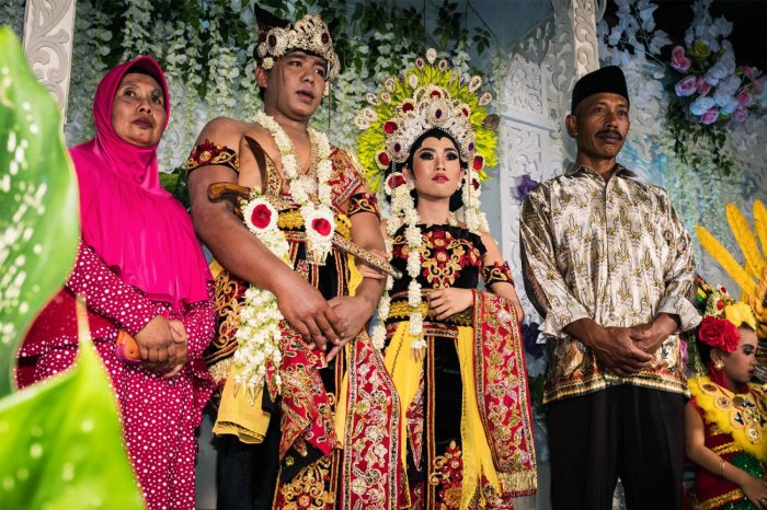 Мусульманская свадьба в Индонезии