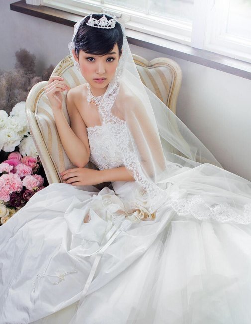 Нежный макияж японской невесты