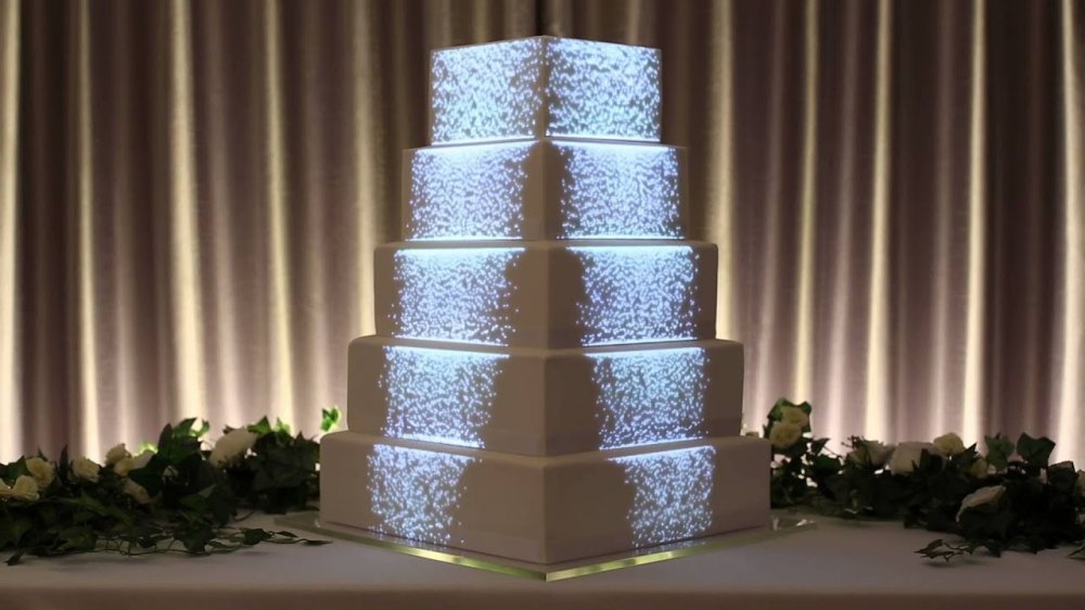 3D-mapping свадебного торта