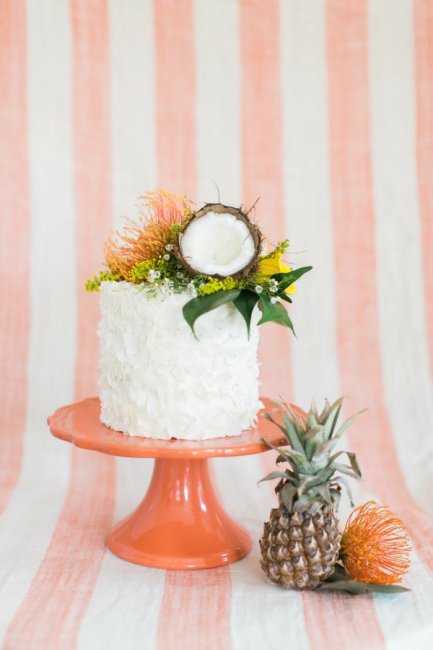 Тропические торты на свадьбу