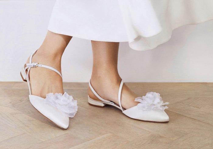 Обувь на свадьбу без каблука
