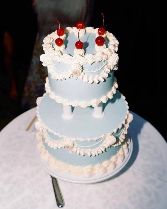 Ретро торт на свадьбу