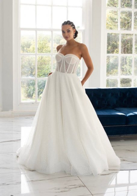Свадебное платье 2024 с корсетом