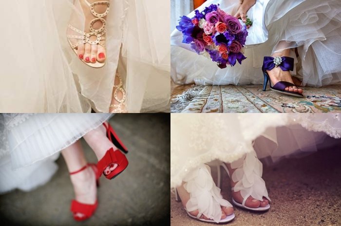 Ухоженные ножки невесты