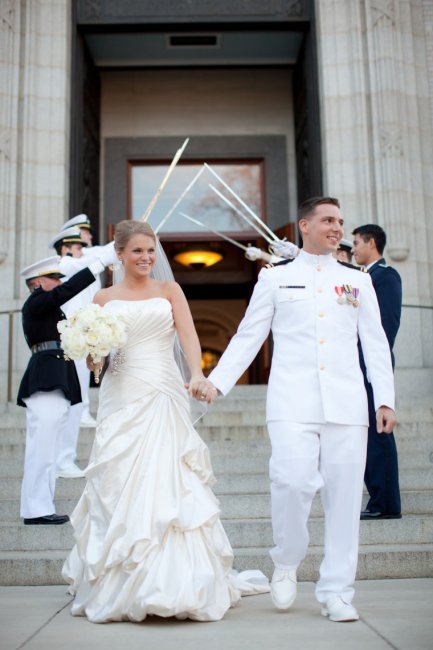 Наряды для военно-морской свадьбы