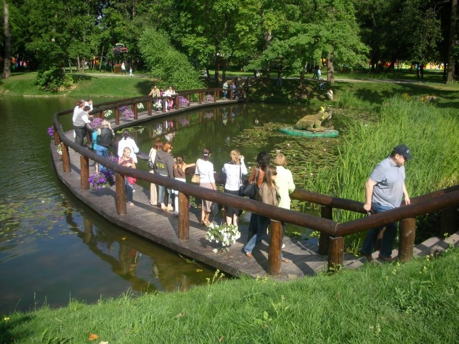 Мостик на Воронцовских прудах