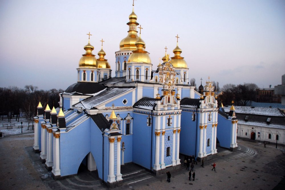 Красивый Михайловский собор