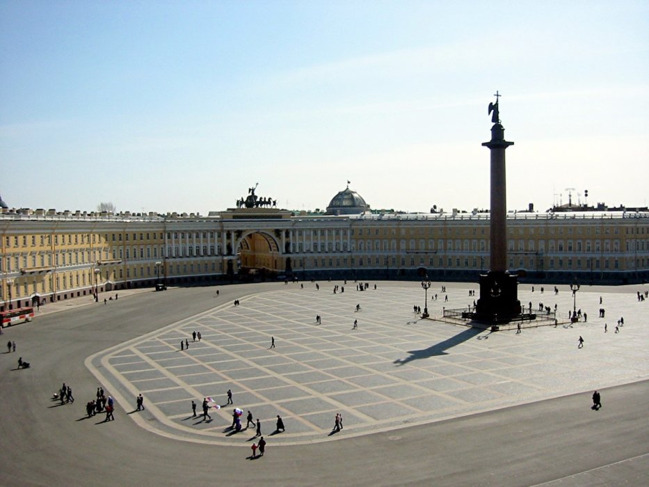 Дворцовая площадь частично