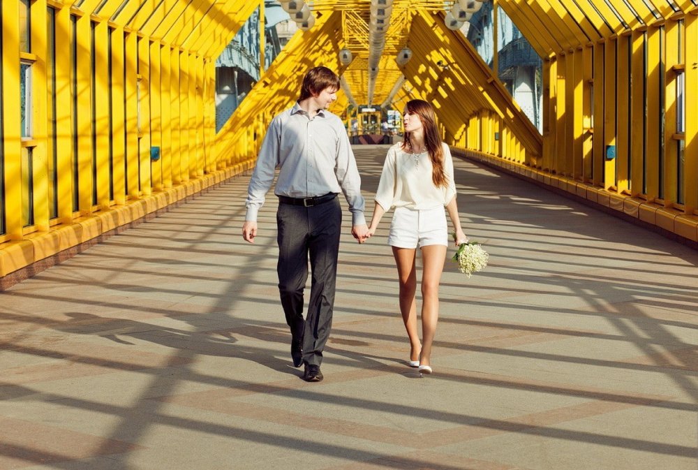 Прогулка по Андреевскому мосту