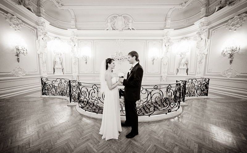 Свадебная прогулка во дворце Белосельских-Белозерских