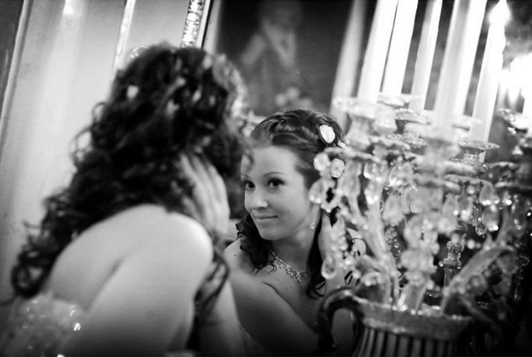 Свадебная фотосессия с зеркалами Юсуповского дворца