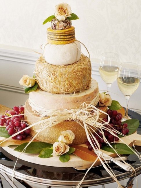 Оригинальный сырный торт на свадьбу