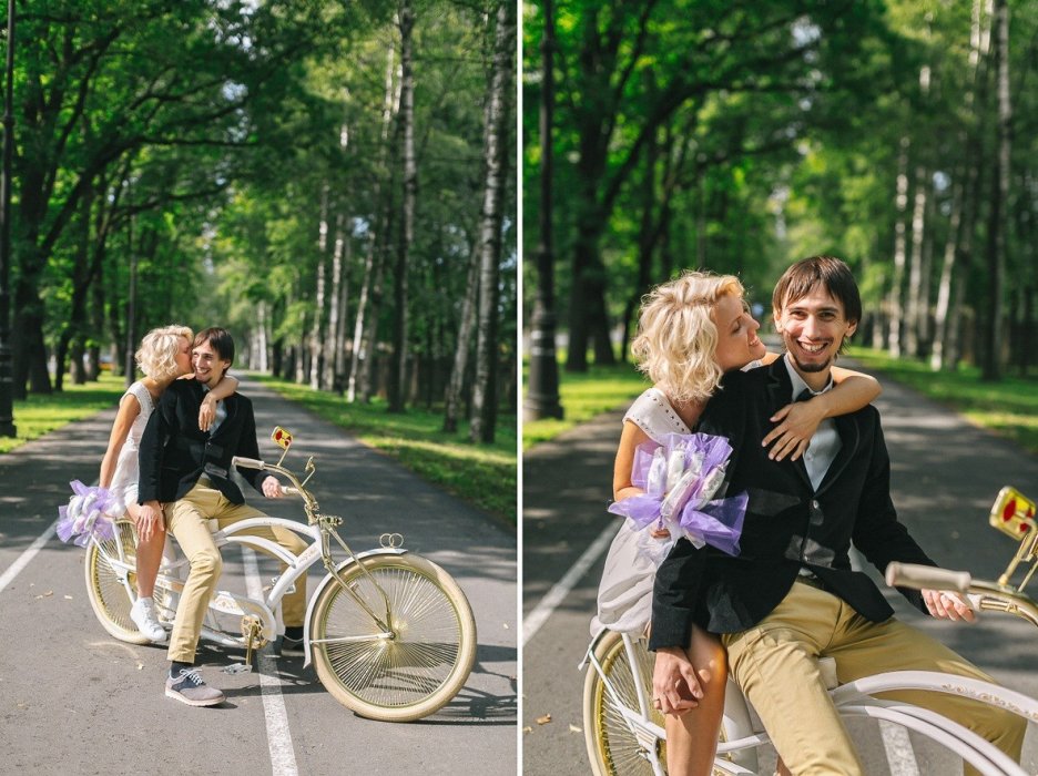 Свадебный велокортеж