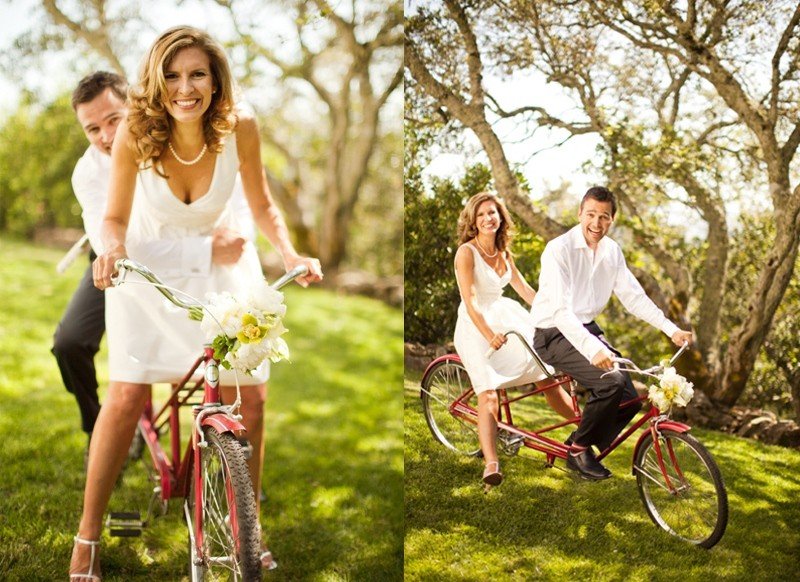 Свадебный велокортеж