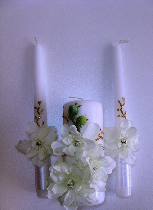 Комплект свадебных свечей Т18