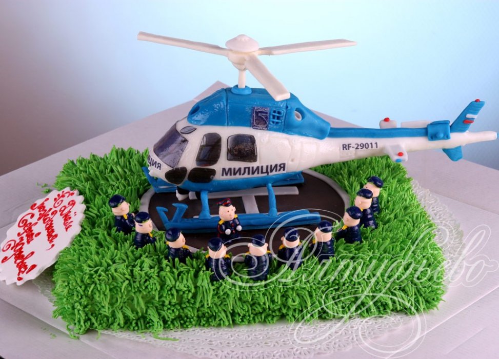 Торт вертолет