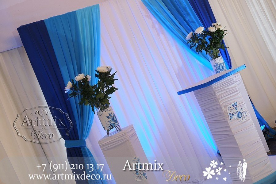 Синий цвет в свадебной церемонии