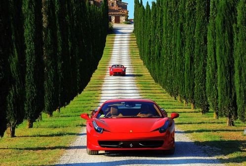 Ferrari туры по Тоскане
