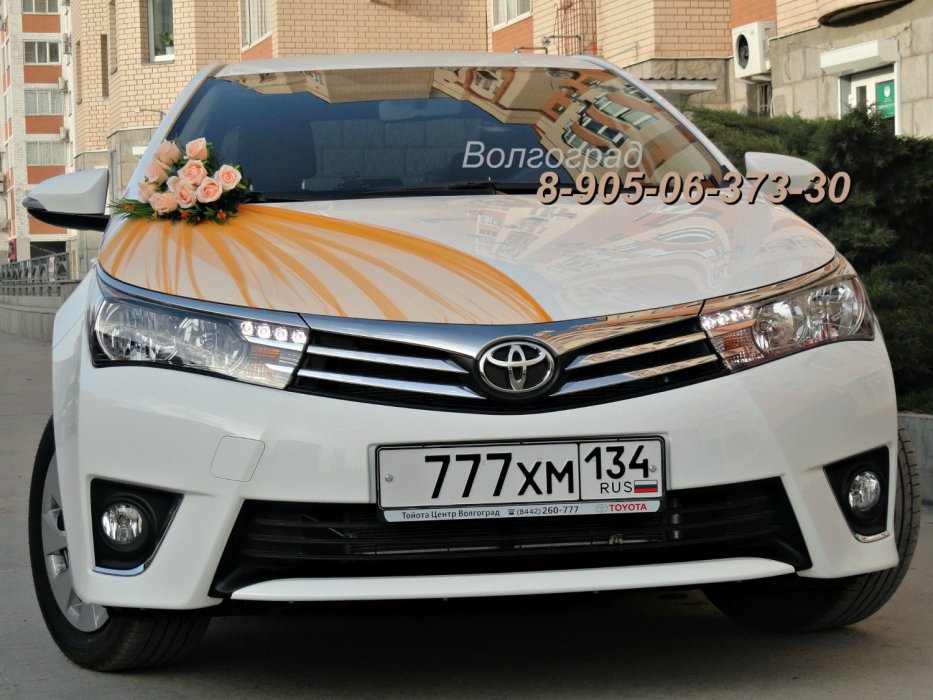Машины и украшения на свадебные авто в Волгограде.
